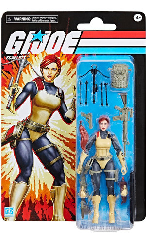 Gi Joe Classified Series Retro Cardback Scarlett 1