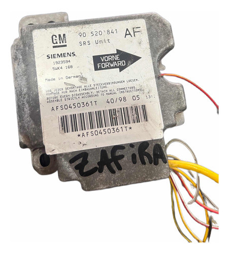 Modulo Airbag Chevrolet Zafira Original 0