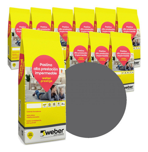 Pack De 10 Unidades Pastinas Prestige Weber Color Plomo 0