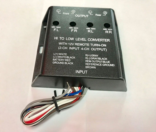 Adaptador De Impedancia 4 Canales Con Salida Para Remoto 1