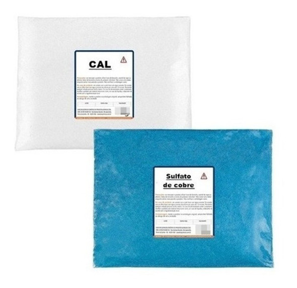 Calda Bordalesa - 1kg De Cobre + 1kg De Cal / Faz Até 100l 0