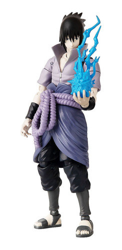Figura Articulada Naruto Shippuden 17cm Sasuke Uchiha 0