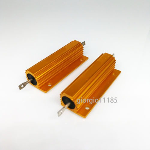 Estados Unidos Stock 2 X 8.2 Ohm 8r2 100w Vatios Aluminio Ub 0