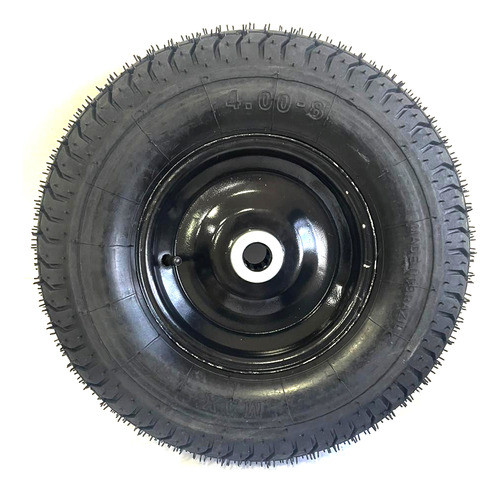 Pneu 4.00-8 Completo Com Roda E Câmara De Ar Rolete 7/8 Max 1