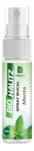 Spray Bucal Menta 15ml Bio Halitz - Natuflores Kit 3un 1