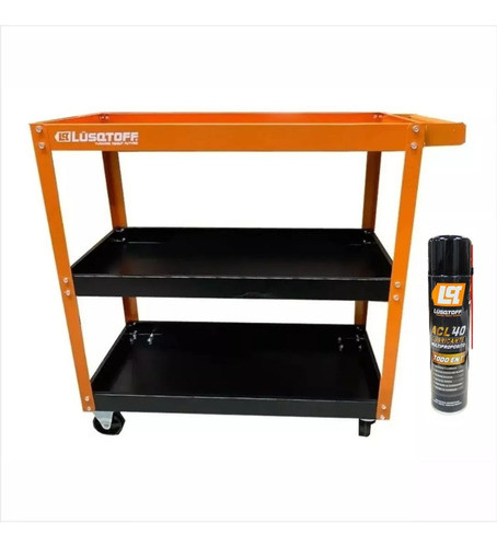 Mesa Carro Porta Herramient. Ruedas Taller 3 Estant Lusqtoff 0