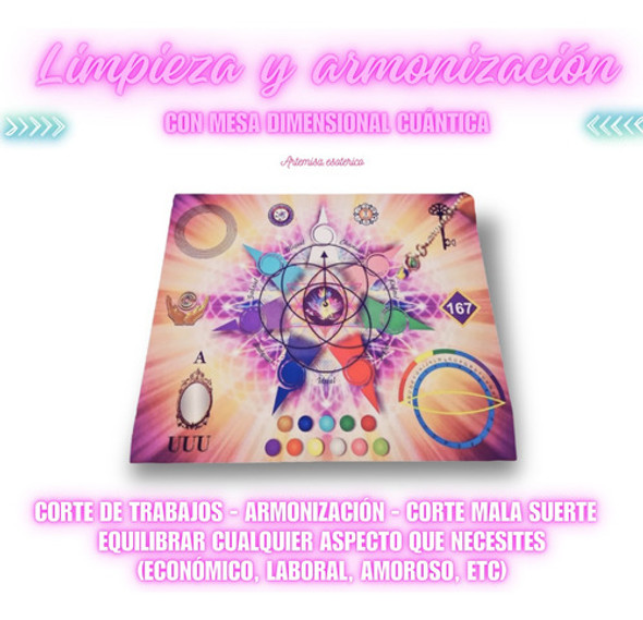 Sesión De Limpieza Energética Con Mesa Dimensional Cuantica 0