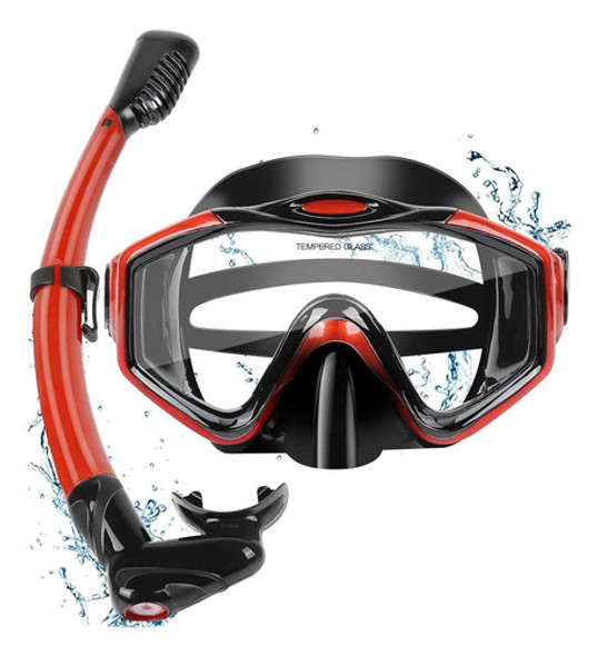 Equipo De Snorkel Kuyou Para Adultos - Máscara De Snorkel De 0