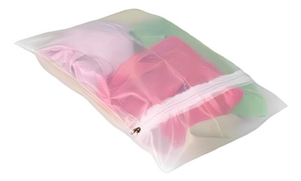 Kit 5 Saquinhos Lavar Roupa Intima Calcinha Com Zíper  G / P 0