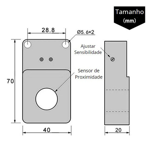 Sensor Indutivo Anel Furo 22mm Sensor Contador De Parafusos 1