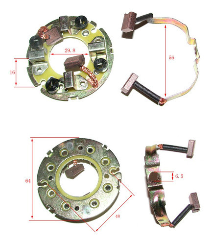 Porta Carbones Arranque Moto Cg/gs/street/gts 125cc 1