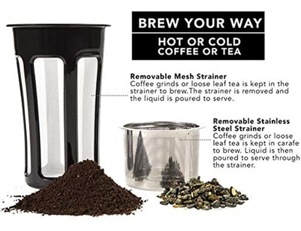 Jarra Termica Grande De Cafe - Acero Inoxidable, Ollas Te 1