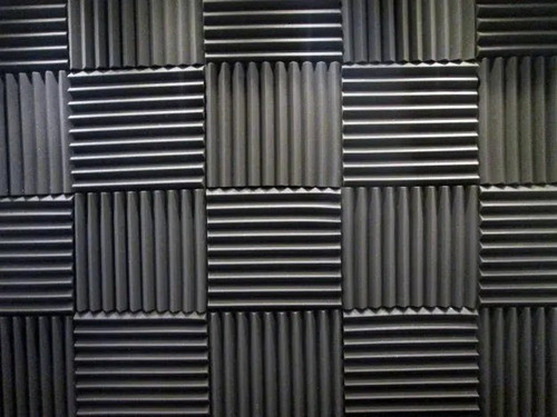 Isolamento Acústico Kit C/60 Placas 50cm X 50cm X 2cm - Flat 0