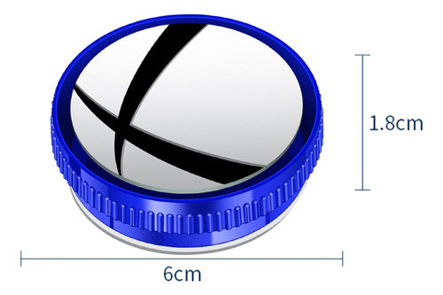 Espelho Convexo Para Ponto Cego De Carro, Espelho Azul 1