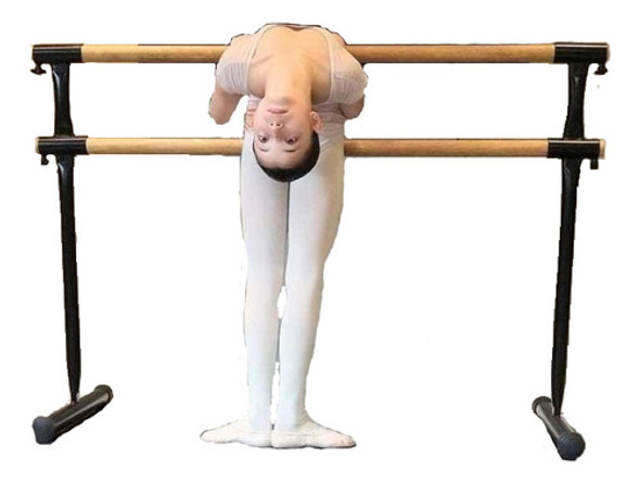 Barral De Danza Móvil Profesional Doble Barral 1,2m 0