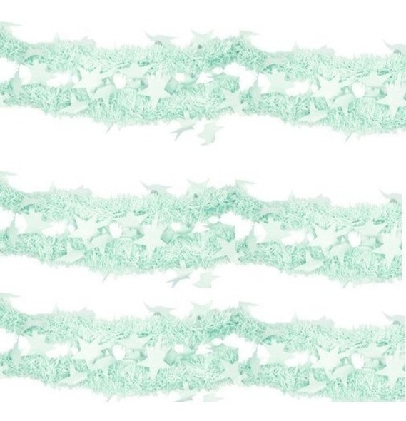 Guirnalda Boa Celeste Con Estrellas Navidad Decoracion 0