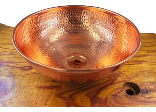 Cuba Em Cobre Martelada 8 Litros Com Válvula 1