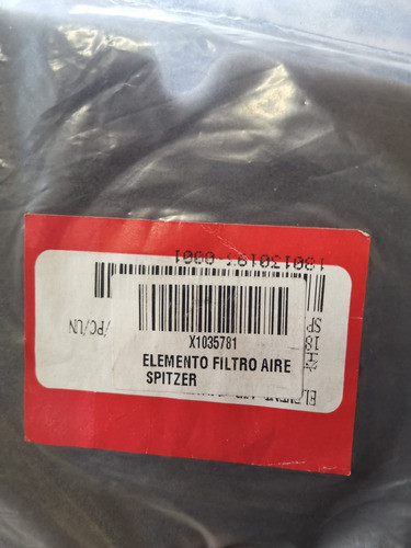 Elemento Filtro De Aire P/moto Spitzer. 1