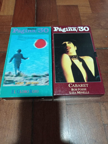 Lote De 2 Peliculas Vhs, Coleccion Pagina 30 0