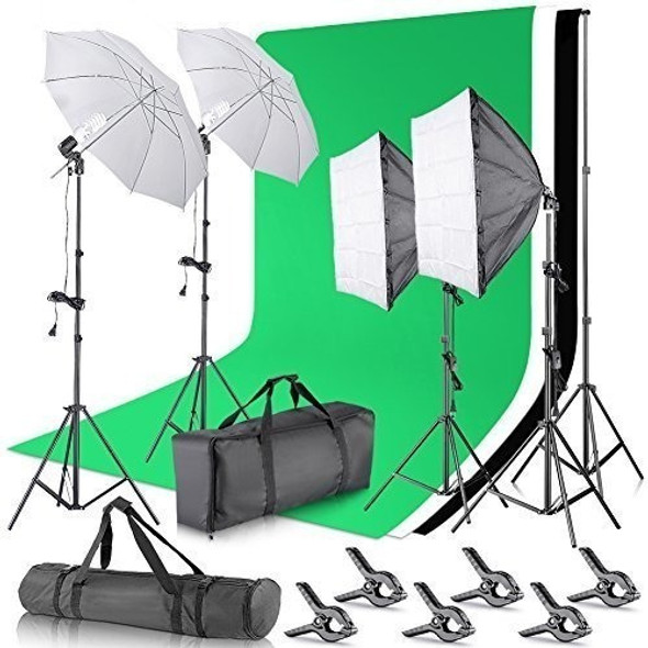 Neewer 2.6m X 3m / 8.5ft X 10ft Sistema De Soporte De Fondo 0
