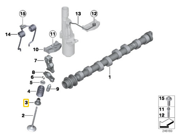 Sellos De Admisión Para Bmw Serie 5 G30 520i B48 1