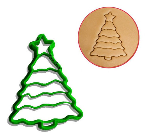 Arbol Navideño - Cortantes Galletitas Fondant Cookies 0