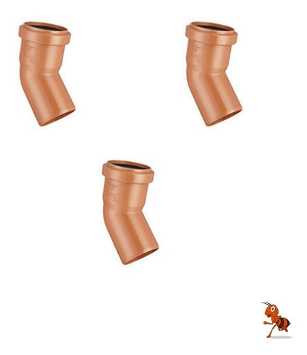 Codo 45° Mh 40mm Ips Desagüe - X3 Ud 0