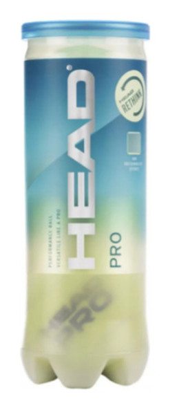 Tubo De 3 Pelotas Head Pro 0
