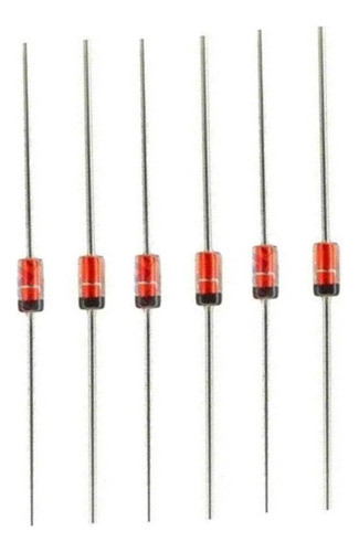 1n4748a Diodo Zener 22v 1w 11ma 5% Do41 X 50 U 0