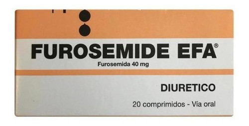 Furosemide Efa 20 Comprimidos 0