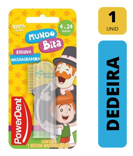 Dedeira - Escova Massageadora Para Bebês 1 Unidade 1