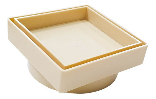 Ralo Oculto 10 X 10 Seca Agua E Piso - Bege - 2 Unidades 0