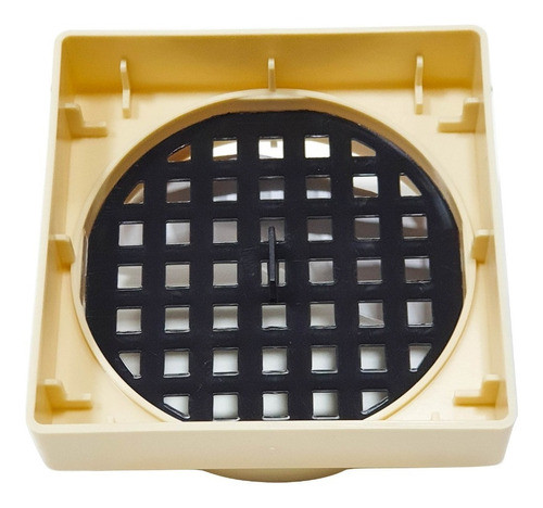 Ralo Oculto 10 X 10 Seca Agua E Piso - Bege - 2 Unidades 1