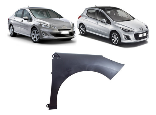 Guardabarro Peugeot 408 2011 2012 2013 2014 2015 Derecho 0