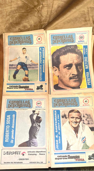 Estrellas Deportivas Revista Antigua Nacional Lote De 12 0