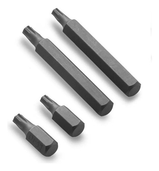 Set Juego De Puntas Torx 4 Piezas T30 Y T40 Bremen 6771 0