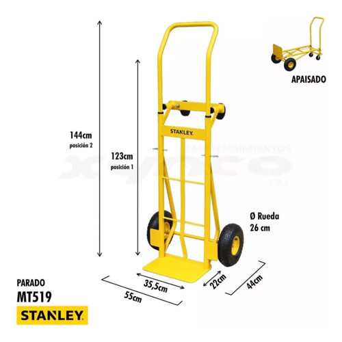 Carro Zorra Carretilla Multifunción 250 K Stanley 0