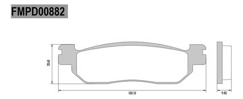 Pastillas Freno Frasle Fa275 Yamaha Xt 225 250 Serrow Del. 1