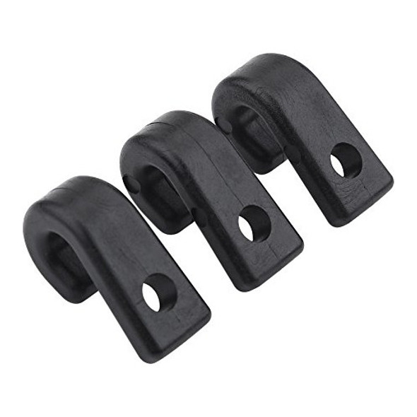 Dilwe - 25 Ganchos De Nailon Para Canoas De Kayak, Color Ne. 0
