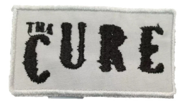 Parche Aplique Aplicacion Bordado The Cure 7x4cm.x1 0