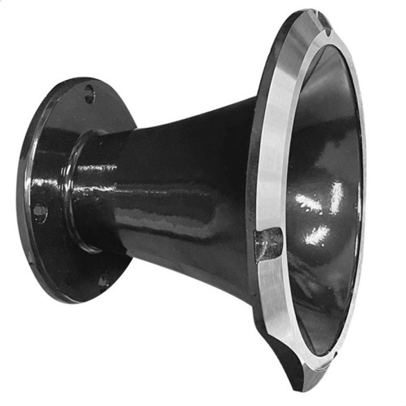 Corneta Kallaus Aluminio Hl-1450 Flange Curto Trio Preta 0