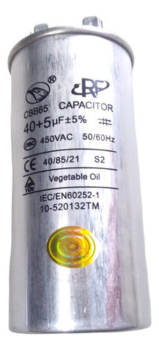 Capacitor Combinado Aire Acondicionado 40+5mf 0