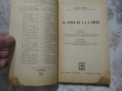 El Niño De 1 A 4 Años - Arnold Gesell 1
