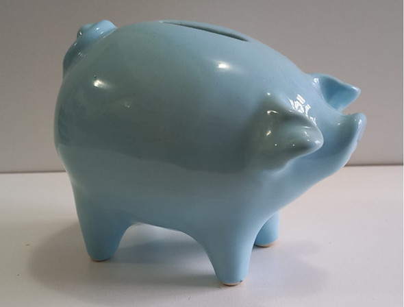 Antigua Alcancia Chanchito Ceramica Esmaltada En Olivos Zwt 1