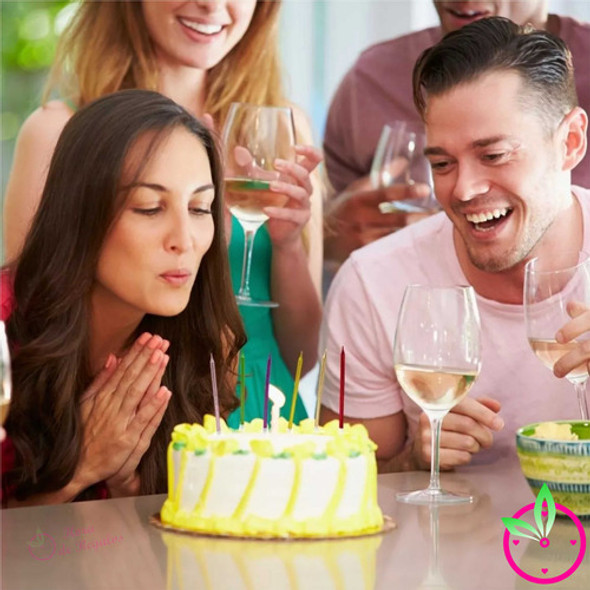 Pack Velitas Largas Candle Vela Cumpleaños Cotillon Hdr 1