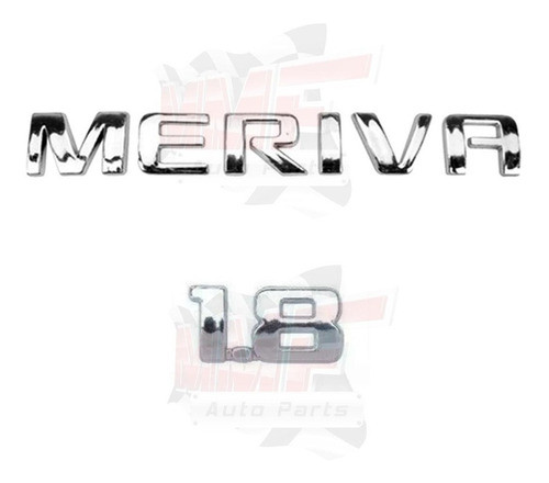 Kit Emblemas Letreiro Meriva 1.8 E Adesivo Flexpower 2008/ 1