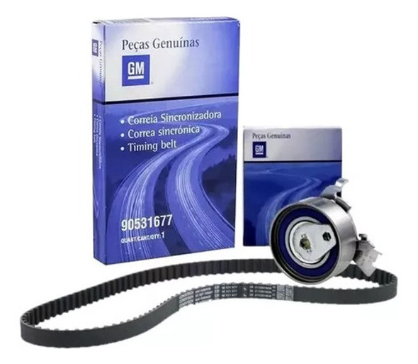 Kit Correa Y Tensor Originales Chevrolet Meriva Corsa 2 Naft 0