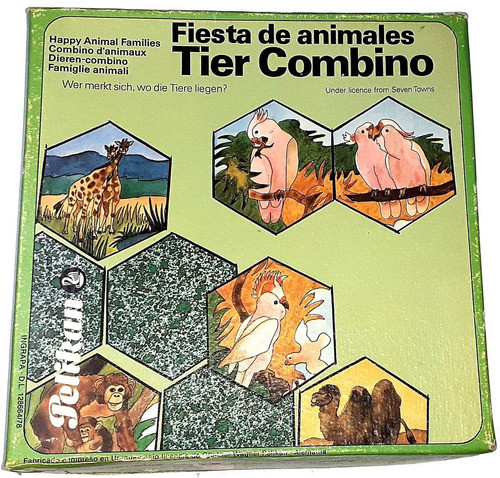 15 Mini Puzzles Fiesta De Animales Pelikan Alemania Vintage 0