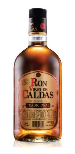 Ron Viejo De Caldas Tradicional 750 Ml Importado 0