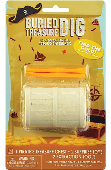 Set De Excavación Del Cofre Del Tesoro | Blanco Y Oro | Pack 0